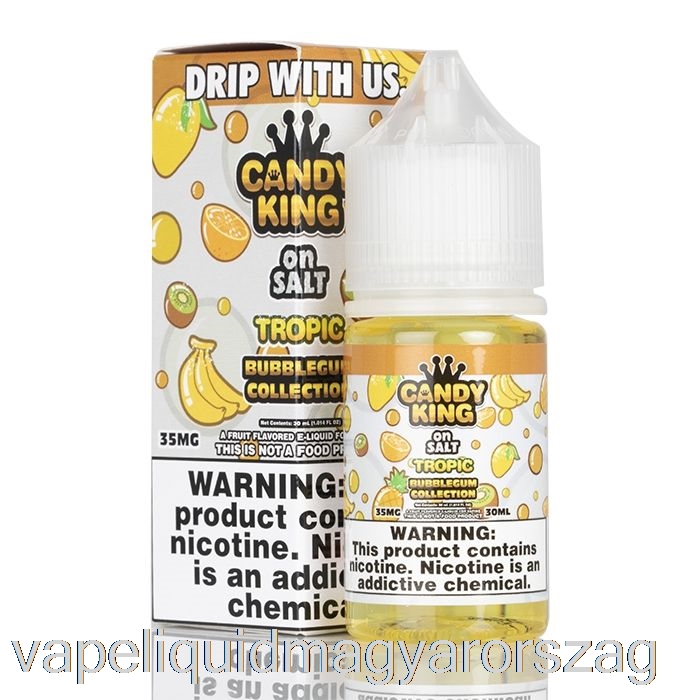 Trópusi Rágógumi Kollekció - Candy King On Salt - 30ml 35mg Vape Toll